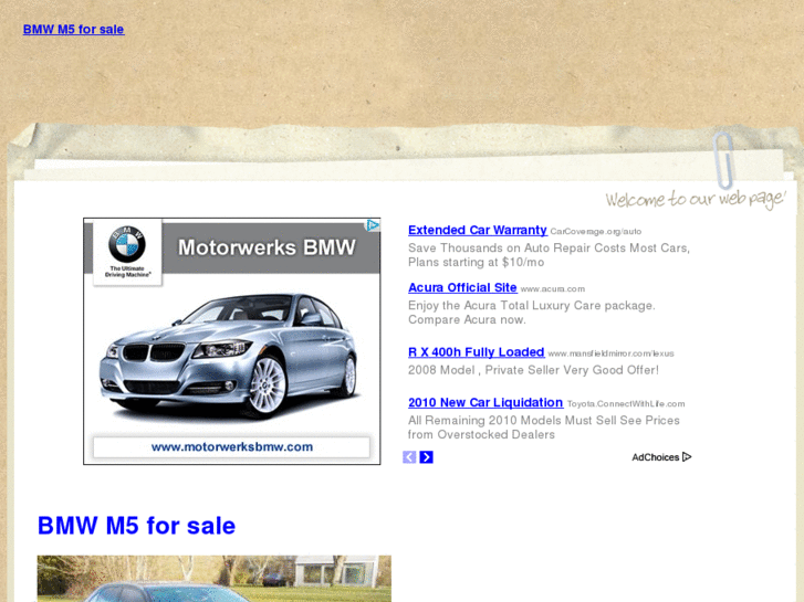 www.bmwm5forsale.com