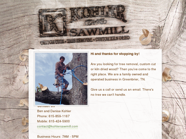www.kohlersawmill.com