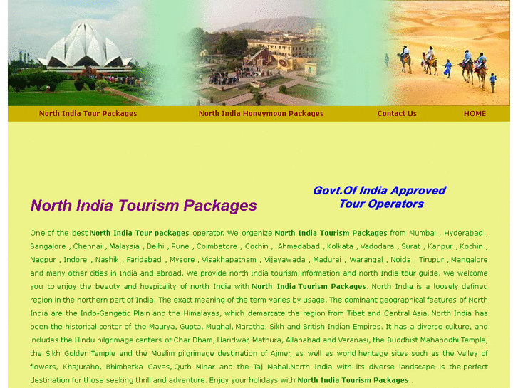 www.northindiatourismpackages.com