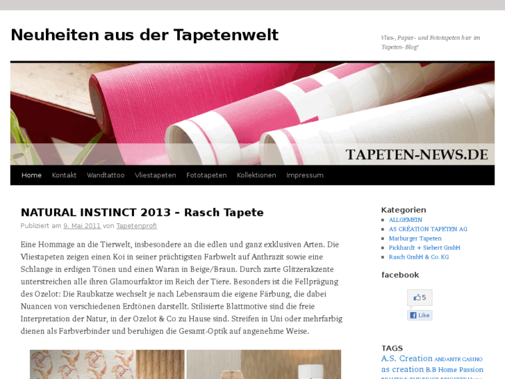 www.tapeten-news.de