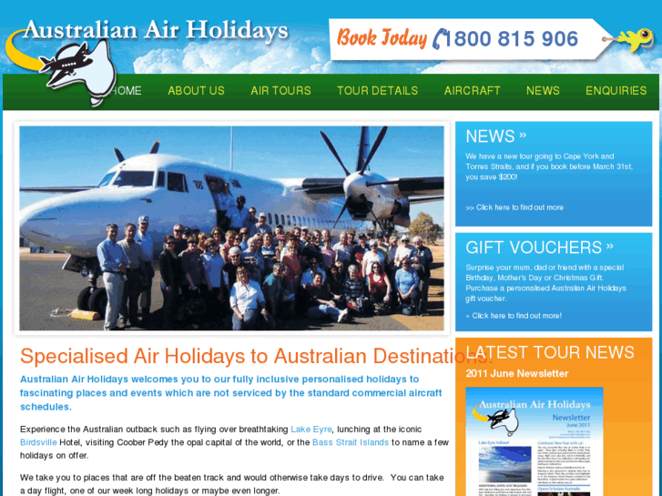 www.australianairholidays.com