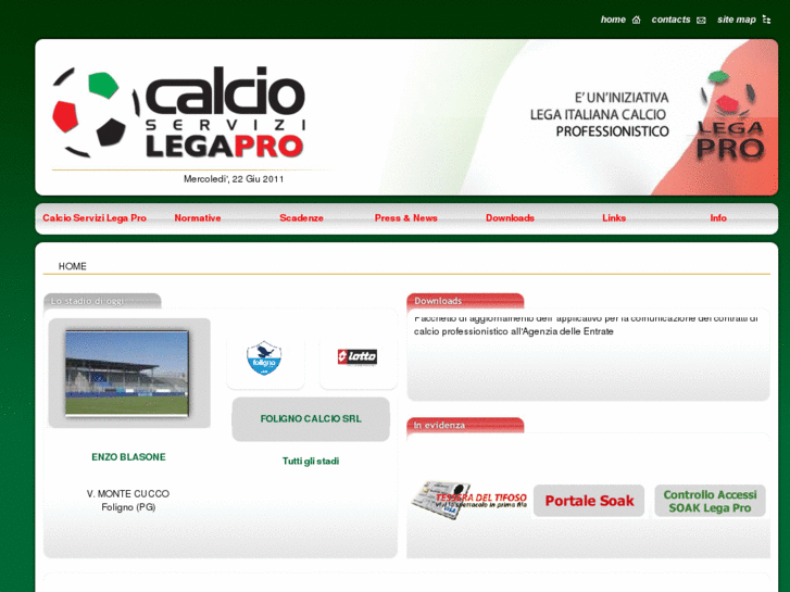 www.calcioservizilegapro.com