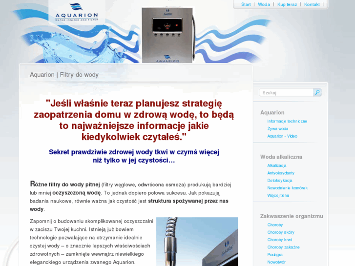 www.filtry-do-wody-aquarion.pl