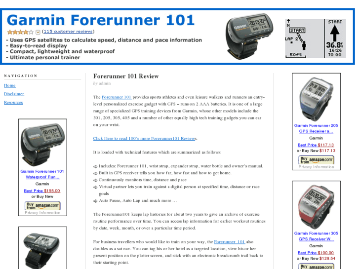 www.forerunner101.net