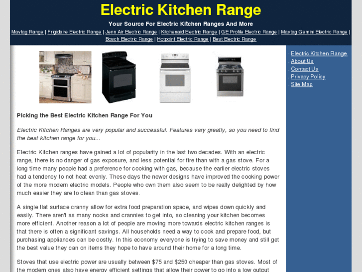 www.kitchenelectricrange.com