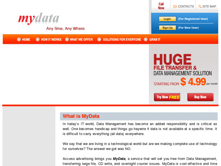 www.mydata.in