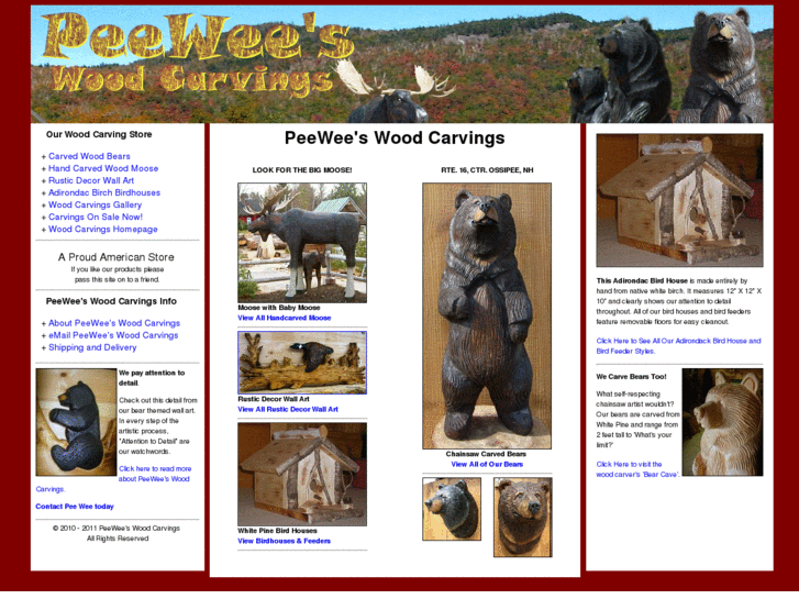 www.peeweeswoodcarvings.com