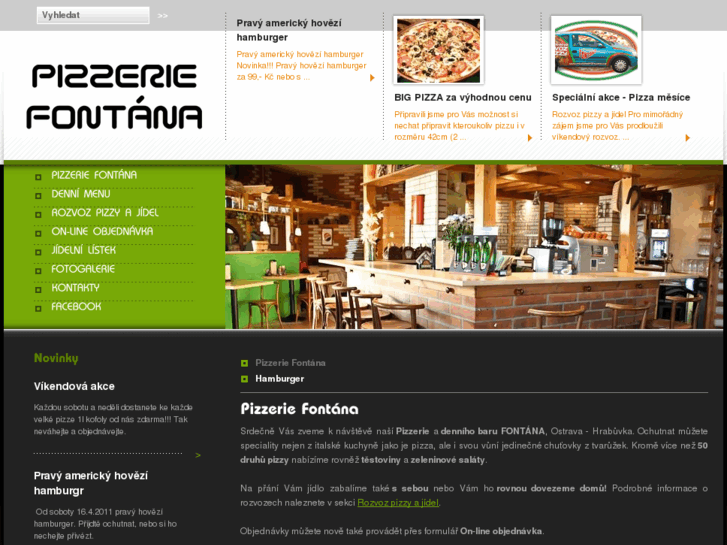 www.pizzeriefontana.cz