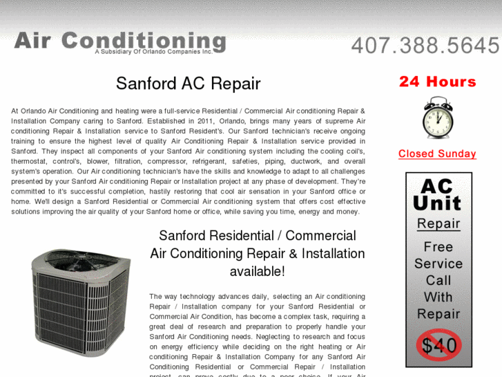 www.sanfordacrepair.com