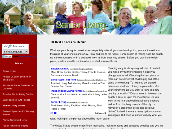 www.seniorlivingandretirement.com