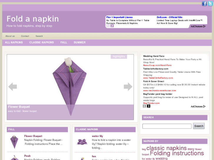 www.fold-a-napkin.com