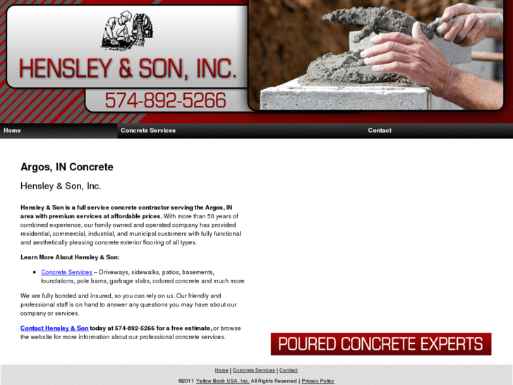 www.hensleyandsonconcrete.com