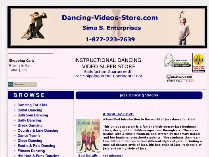 www.jazz-dancing-videos.com