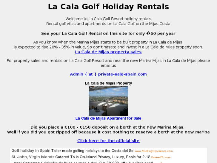 www.lacalagolfholidayrental.com