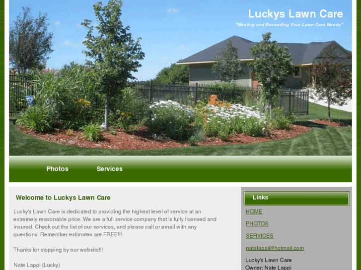 www.luckyslawncare.com