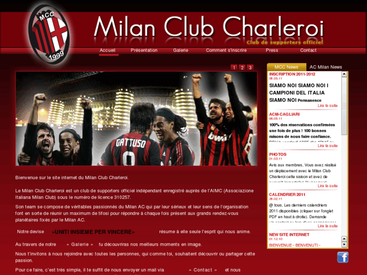 www.milanclubcharleroi.com