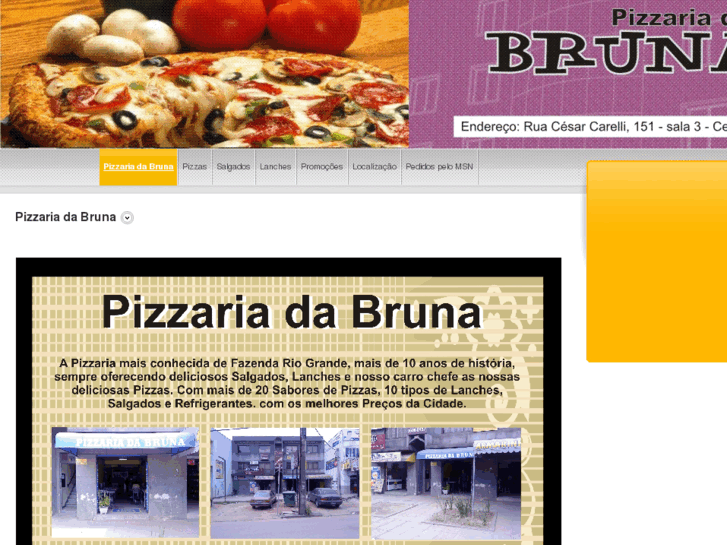 www.pizzariadabruna.com