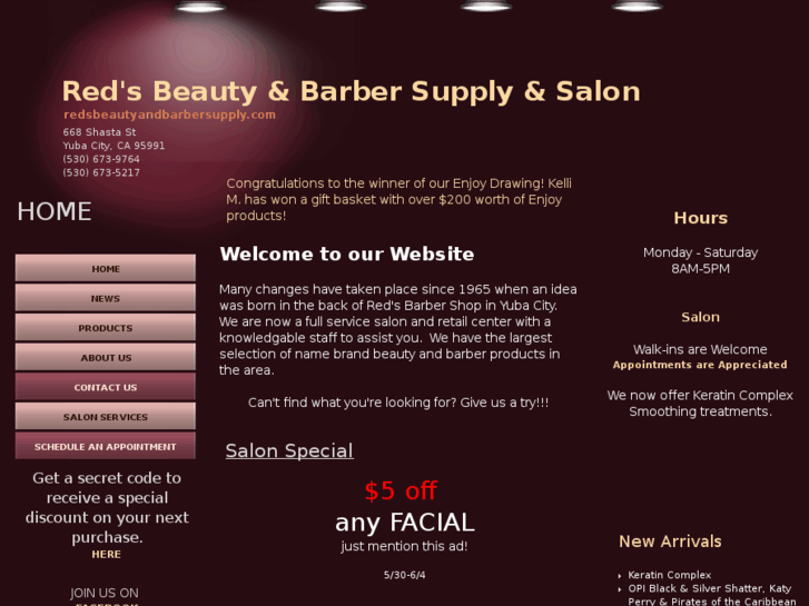 www.redsbeautyandbarbersupply.com