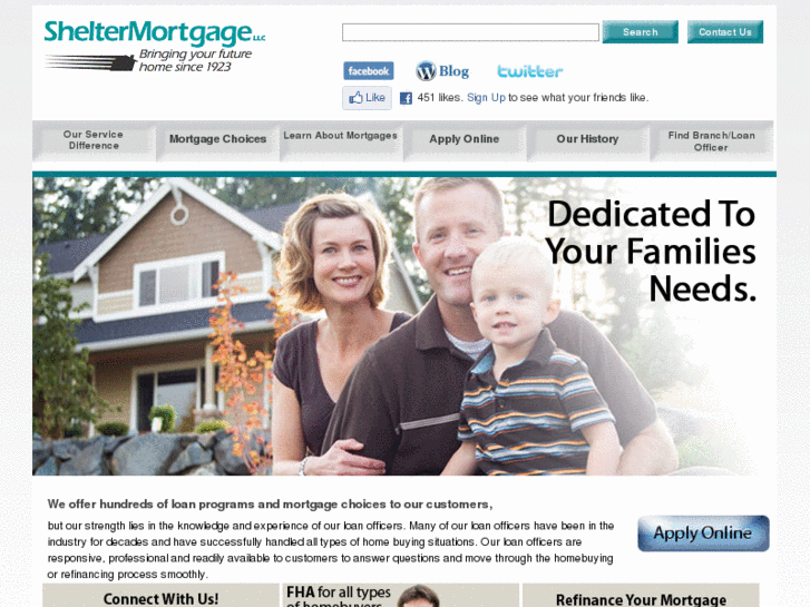 www.shelter-mortgage.com