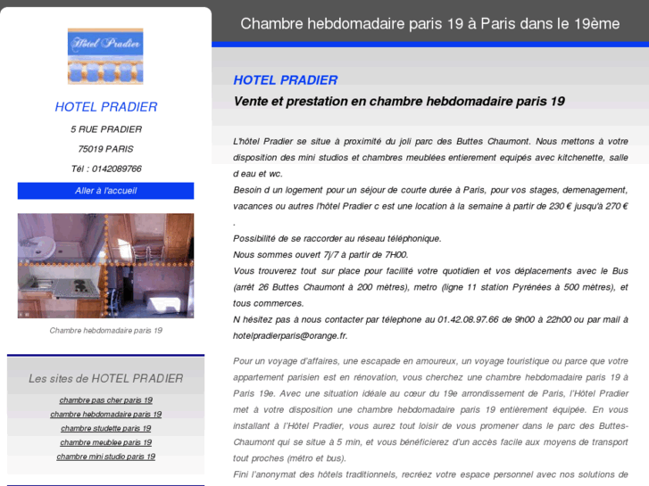 www.chambre-hebdomadaire-paris-19.com