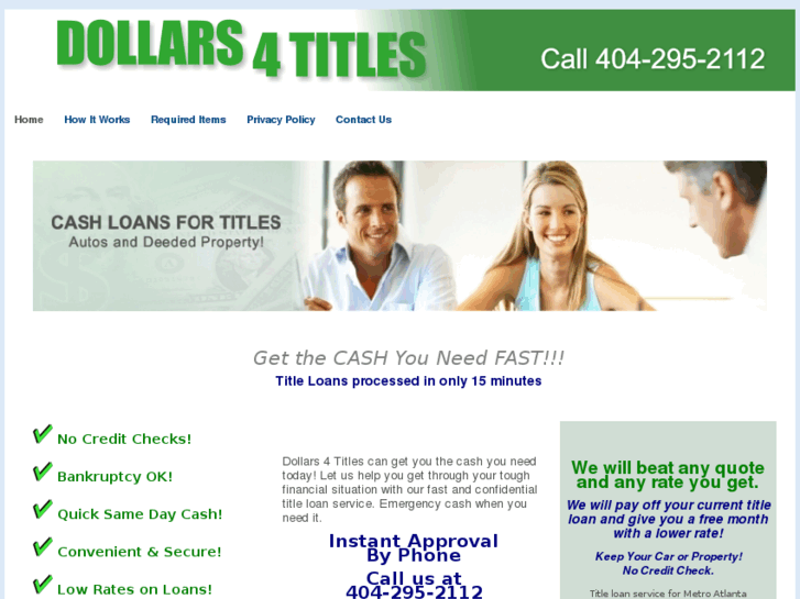 www.dollars4titles.com