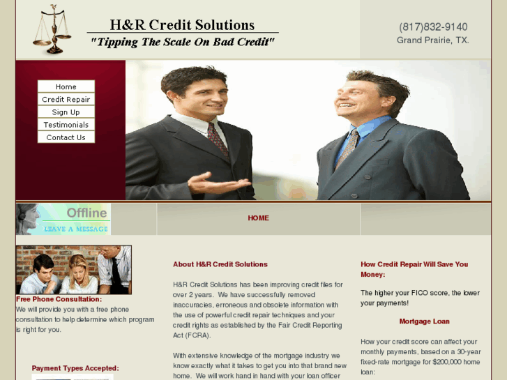 www.handrcreditsolutions.com