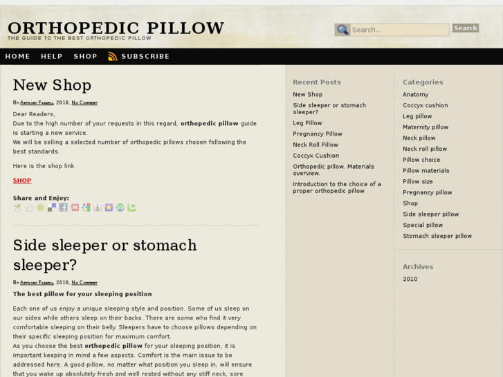 www.orthopedicpillowguide.com