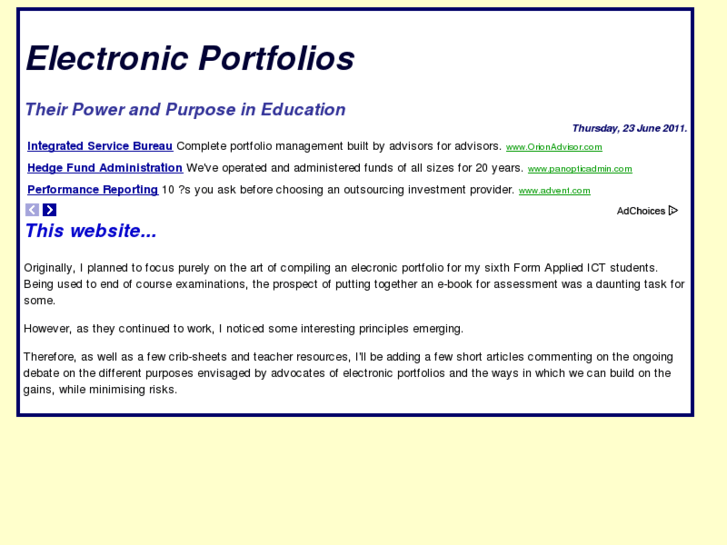 www.portfolios.org.uk