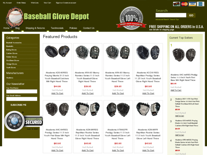 www.baseballglovedepot.com