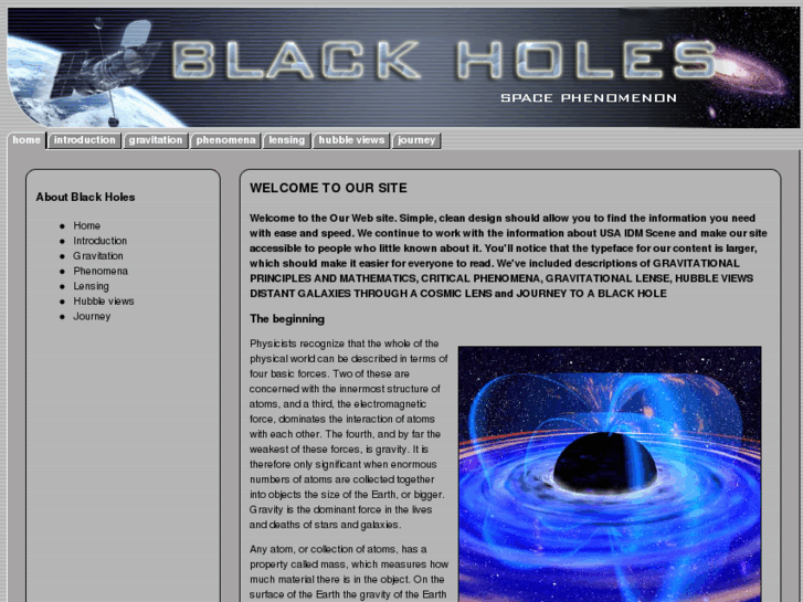 www.blackholesinfo.net