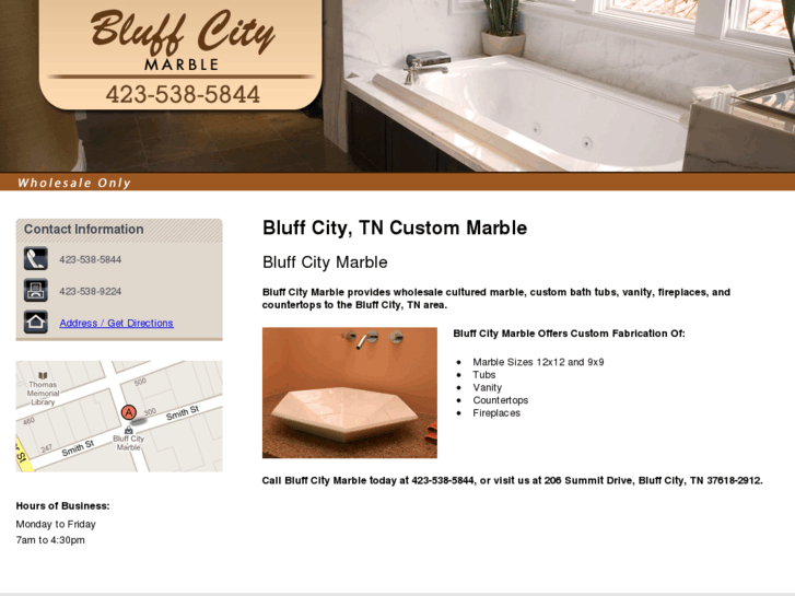 www.bluffcitymarble.com