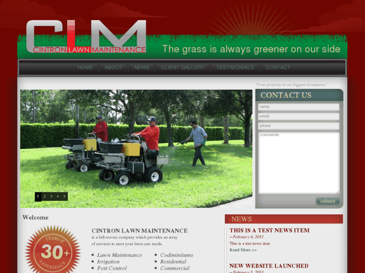 www.cintronlawnmaintenance.com