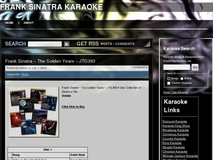 www.franksinatrakaraoke.com