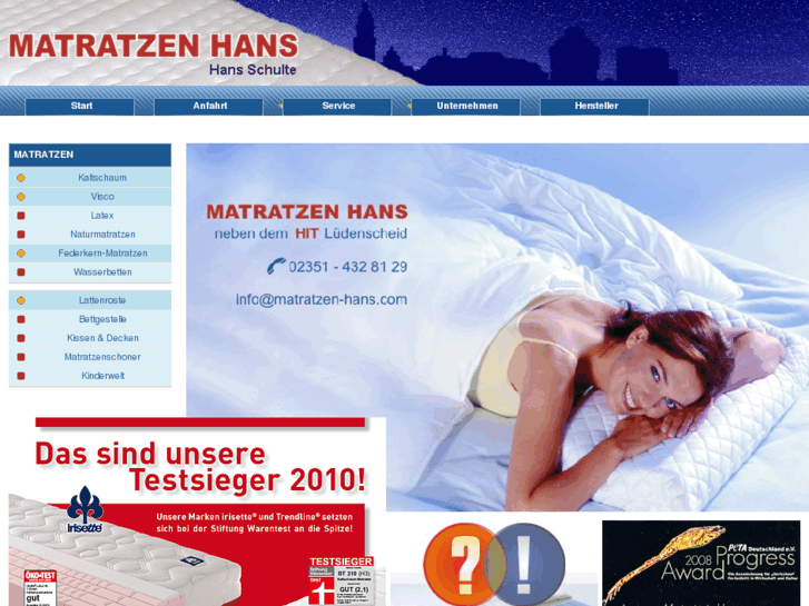 www.matratzen-hans.com