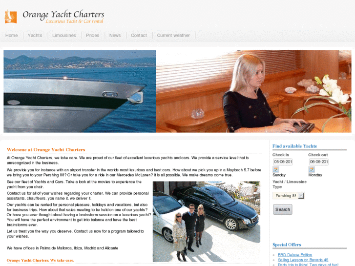 www.orangeyachtcharters.com