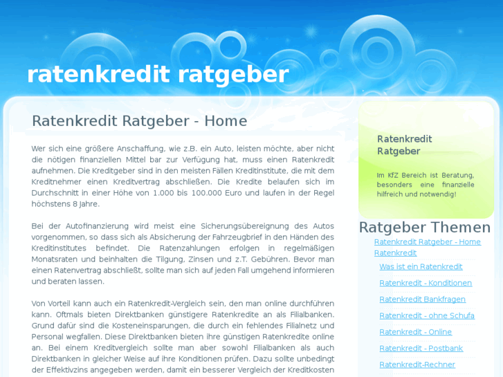 www.ratenkredit-ratgeber.com