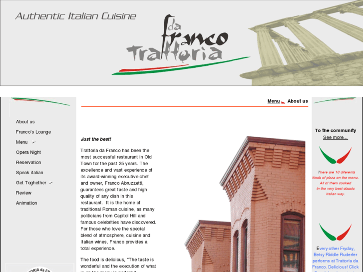 www.trattoria-dafranco.com