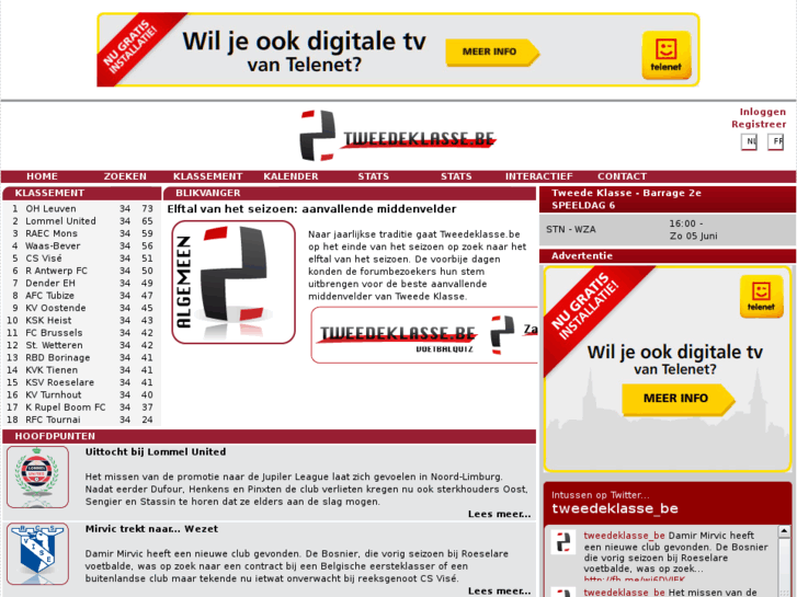 www.tweedeklasse.be