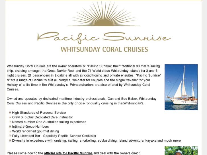 www.whitsundaycoralcruises.com