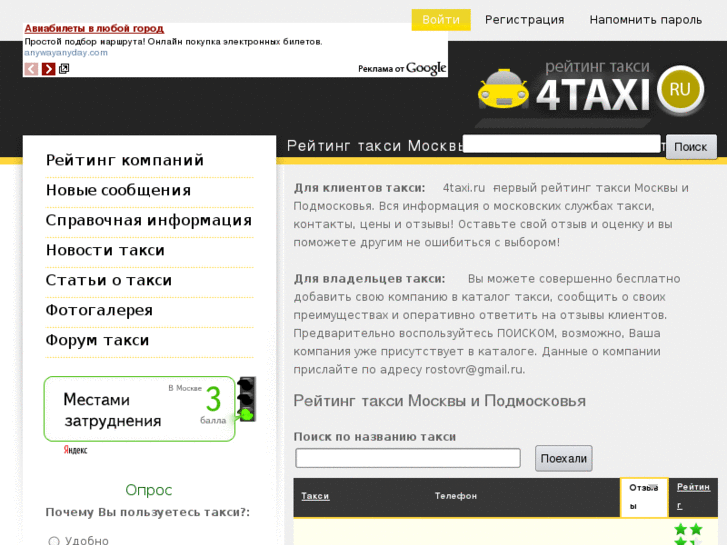 www.4taxi.ru