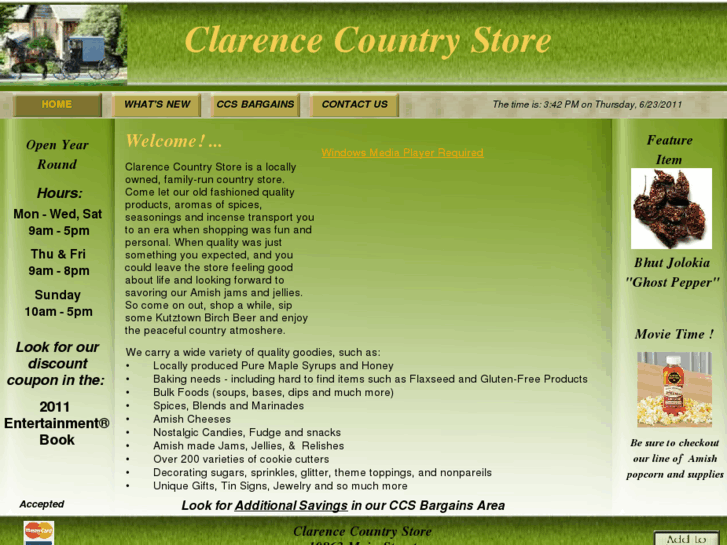 www.clarencecountrystore.com