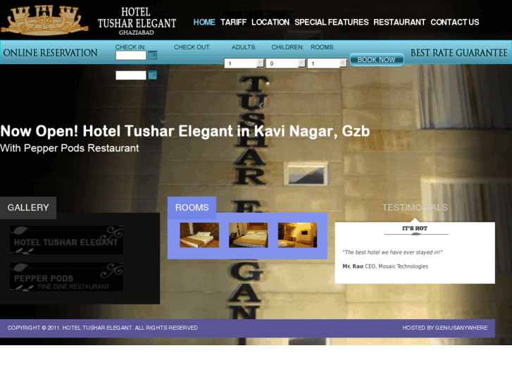 www.hoteltusharelegant.com