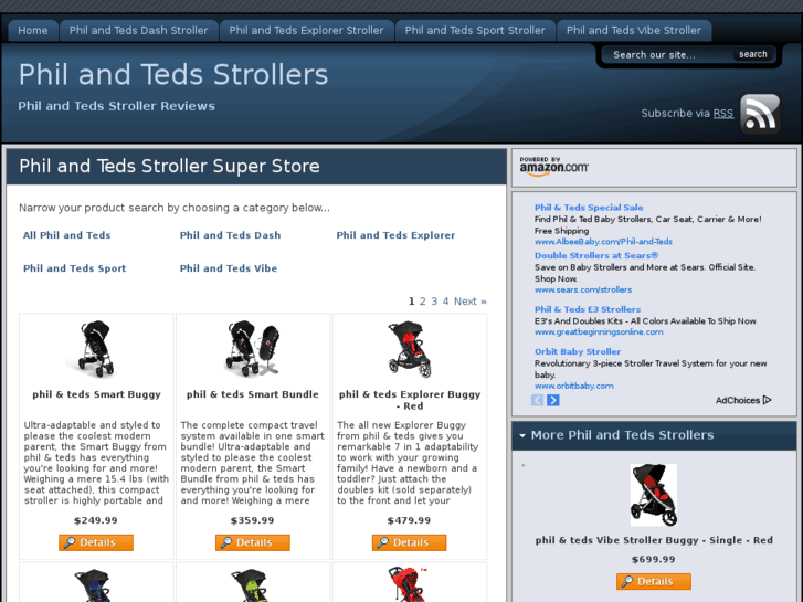 www.phil-and-teds-strollers.net