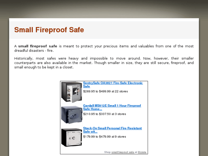 www.smallfireproofsafe.com