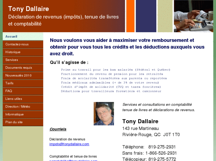 www.tonydallaire.com