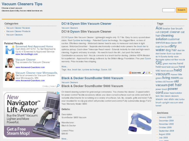 www.vacuumcleanerstips.org