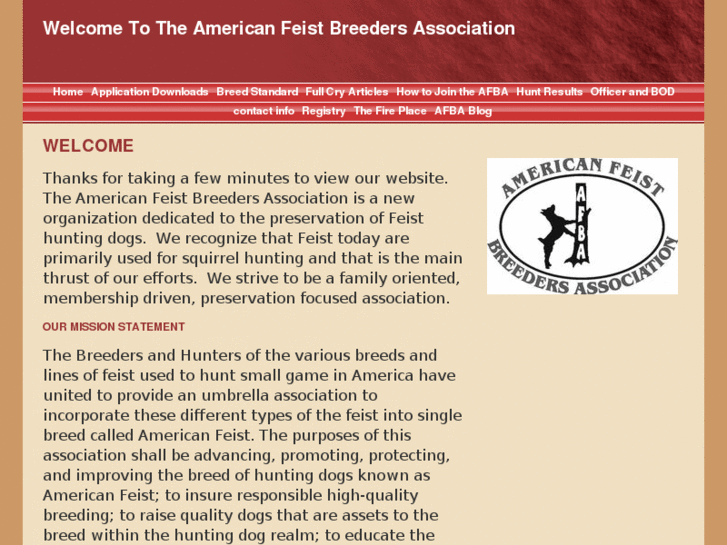 www.americanfeistbreedersassociation.com