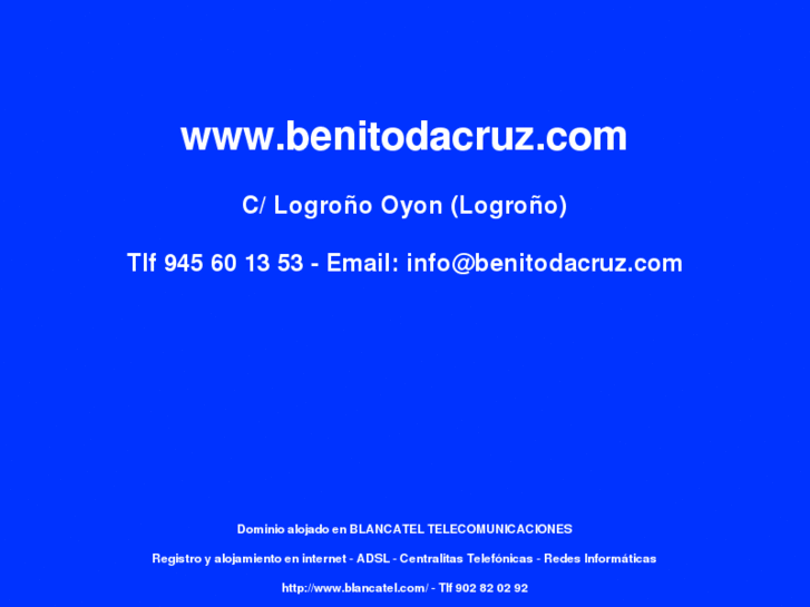 www.benitodacruz.com