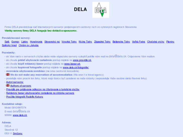 www.dela.sk