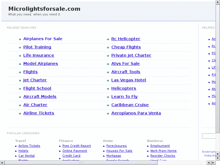 www.microlightsforsale.com